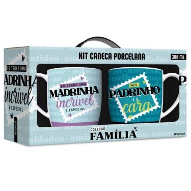 Imagem de Jogo de Canecas Padrinhos Incríveis - 2 Peças - Brasfoot