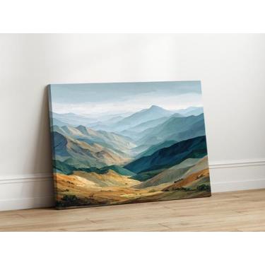 Imagem de Quadros Decorativos  Sala Paisagem Natural Moderna 90x60 Linha Premium