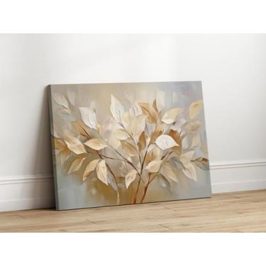 Imagem de Quadros Decorativos  Sala Flores Secas Minimalista 40x60 Linha Premium