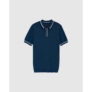 Imagem de Camisa Polo Malwee Retilínea Diferenciada Tricô Masculina-Masculino