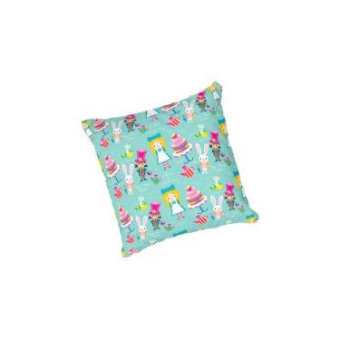 Imagem de Almofada com enchimento Infantil Alice Chapeleiro - Fabrika De Festa