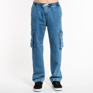 Imagem de CALCA JEANS CARGO CHILLIN - AZUL CLARO - 40-Masculino