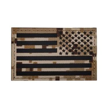 Imagem de Patch Refletivo Com Cabeça De Gato E Tridente Da Bandeira Dos EUA Em C