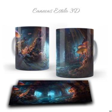 Imagem de Caneca Porcelana Místico Submarino 3D (537) - Live