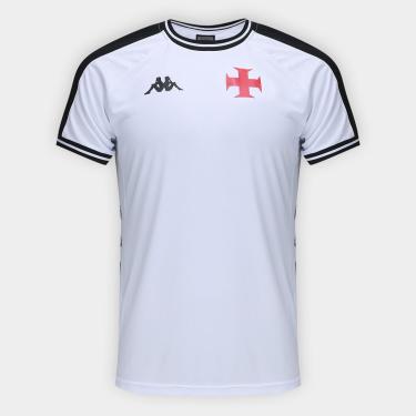 Imagem de Camisa Vasco Kappa Supporter Block Masculina-Masculino