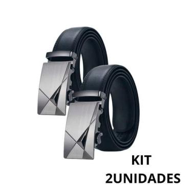 Imagem de Cinto masculino kit cinto atacado social couro fivela automatica cinto