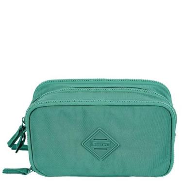 Imagem de Estojo Box Especial 3 Compartimentos Crinkle Verde - Jade - Sestini, V