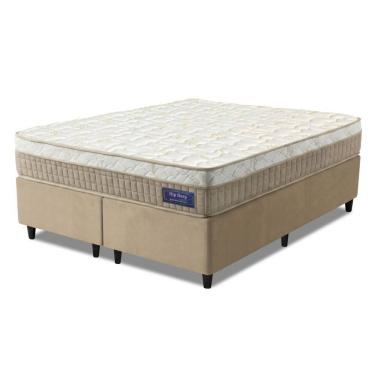 Imagem de Cama Box Colchão Queen Molas Superlastic Euro Pillow Start 158x198x62cm Apolo