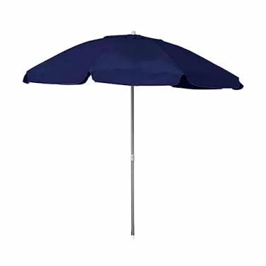 Imagem de Bel - Guarda-Sol Articulado em Bagum e Haste de Alumínio de 2,40m Azul Marinho