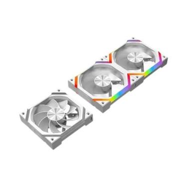 Imagem de Ventilador Silencioso De 120mm UPSIREN W-ZF120 5V 3-PIN ARGB 12V 4-PIN