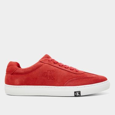 Imagem de Tênis Couro Calvin Klein Project Embossed Camurça Feminino-Feminino