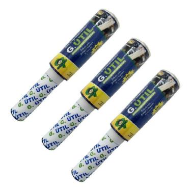 Imagem de Kit 3 Plástico Filme De Pvc Transparente 12cmx70m Não Tóxico
