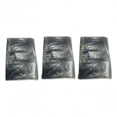 Imagem de Saco de Lixo 60 l Intermediário para Descarte de Resíduos com 300 Unidades Preto Higipack