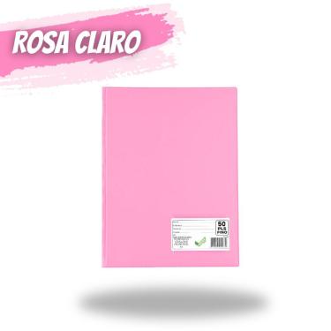 Imagem de Pasta Catálogo Organizadora A4 OEM com Visor e 50 Plásticos Internos em Polipropileno Tamanho A4 Rosa
