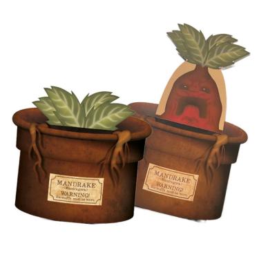 Imagem de Cartão Harry Potter Mandragora em Papel 10,7 cm X 11 cm com 1 Unidade e 1 Envelope Imag...