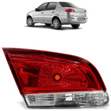 Imagem de Lanterna Traseira Siena G4 2008 A 2011 Bicolor Porta Malas - Automotiv