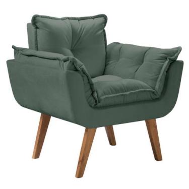 Imagem de Poltrona Opalla 1 Lugar Base Palito D Salla, Verde