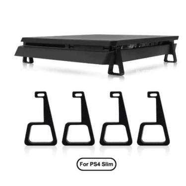 Imagem de Kit 4 Suporte Pezinho Console Playstation Ps4 Posição Horizontal - 3DM