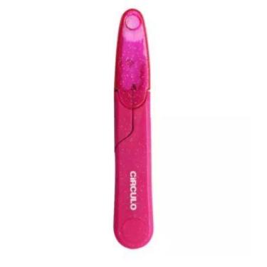 Imagem de Tesoura de Arremate com Glitter 478440 Rosa - Círculo
