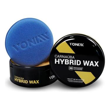 Imagem de Cera Hybrid Wax 120ml Carnaúba Automotiva Protetora Vonixx