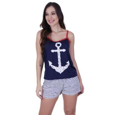 Imagem de Pijama Curto Estampado Feminino -c10 BICHINHO CURTO - Bella da Serra M