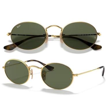 Imagem de Óculos De Sol Ray Ban Oval Flat Lenses RB3547N Tamanho 51