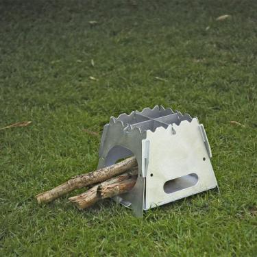 Imagem de Fogareiro Desmontável Super-Leve Ecológico Camping -Alumínio - Maxx Di