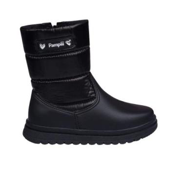 Imagem de Bota Menina Pampili 770.009 Flora Comfy, Preto, 33