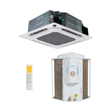 Imagem de Ar Condicionado Split Cassete 4 Vias Inverter 60000 BTUs Midea Frio 42ZQVF60M5C - 220V