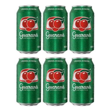 Imagem de Kit C/6 Guaraná Antartica 350ml - Antarctica