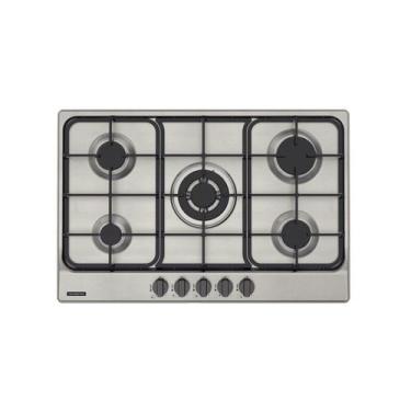 Imagem de Cooktop a gas 5 bocas tramontina penta ff 5gx tri 75 aco inox e trempe