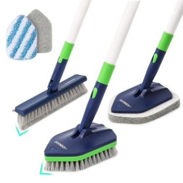 Imagem de Conjunto de Escova de Limpeza BOOMJOY 4 em 1 com Cabo Extensível de 14