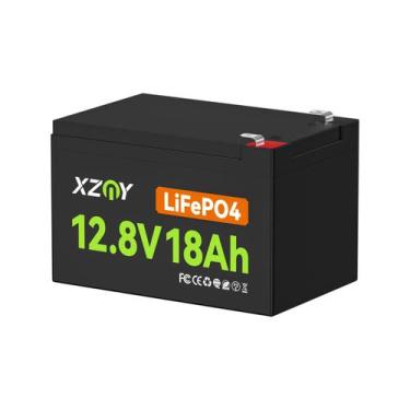 Imagem de Bateria XZNY 12V 18Ah LiFePO4 com BMS de 20A, compacta