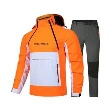 Imagem de Conjunto De Capa De Chuva Para Motociclistas, Jaqueta E Calças Para Pr