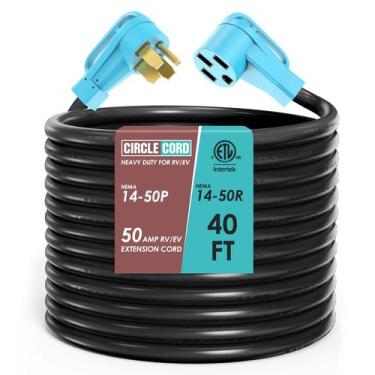 Imagem de Cabo de Extensão CircleCord 50 Amp 12m para EV e Trailer RV Resistente