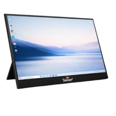 Imagem de Monitor portatil 15.6p full hd hdmi /type-c grasep d-tela11