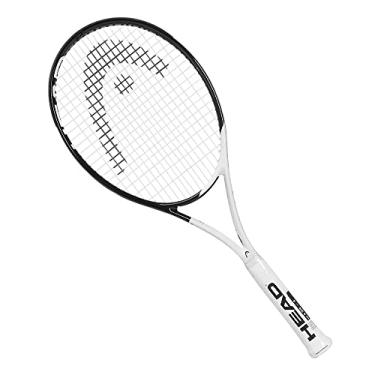 Imagem de HEAD Raquete de tênis de desempenho Speed MP 2022, aderência de 11 cm, amarrada com Hawk Touch 17 g cinza com tensão de 23,6 kg
