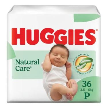 Imagem de Huggies Fralda Descartável Premium Natural Care P 36 Unidade