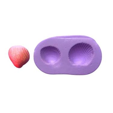 Imagem de Confeitaria dos moldes, F741 MOLDE DE SILICONE CONCHA MAR CONFEITARIA ARTESANATO
