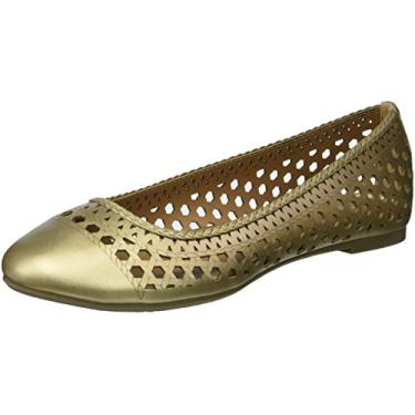 Imagem de Report Sapato náutico feminino Madella, Dourado, 6.5 Medium US