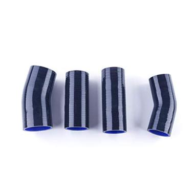 Imagem de LUXERAD Kit de mangueiras de silicone intercooler Turbo de desempenho de 3 camadas 4,5 mm para Peugeot 207 HDI 1.6 110 (preto)