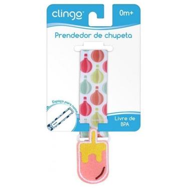 Imagem de Prendedor Para Chupetas Sorvete C0125 Clingo BRASBABY