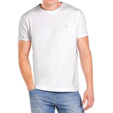 Imagem de Camiseta Aramis Basica Gola Careca Branco Masculino