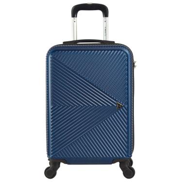 Imagem de Mala de Bordo Pequena para Viagem em Abs Yins 21116 Cadeado Integrado Rodas 360º Azul M...