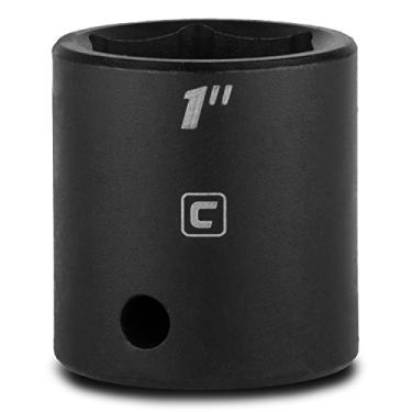 Imagem de Capri Tools Soquete de impacto raso de 2,5 cm, chave de 1,27 cm, 6 pontos, SAE