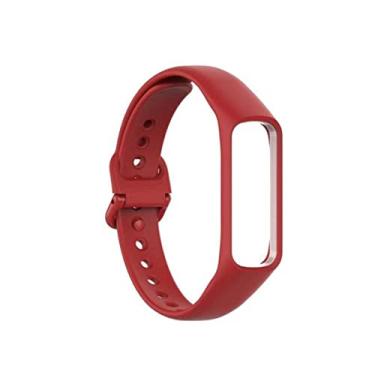 Imagem de Pulseira Extra Compatível com Galaxy Fit2 Sport Silicone Cores Vivas (Vermelho)