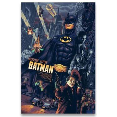 Imagem de Poster Decorativo 42cm X 30cm A3 Brilhante Batman Coringa B1 - Bd Net