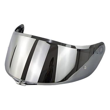 Imagem de mingzhe Substituição de viseira de capacete para capacete AGV K1 K3SV K5 rosto completo para motocicleta com proteção contra vento lente de capacete
