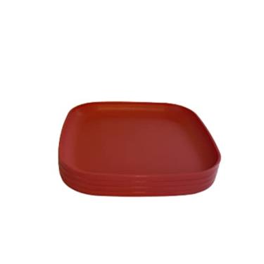 Imagem de Conjunto de 4 pratos quadrados de 20,32 cm da Tupperware