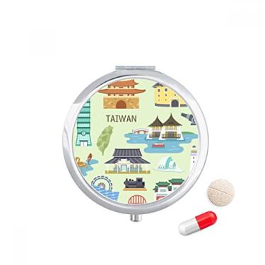 Imagem de Recipiente de comprimidos para viagem Taiwan China Confucius Temple Pocket Medicine Storage Box